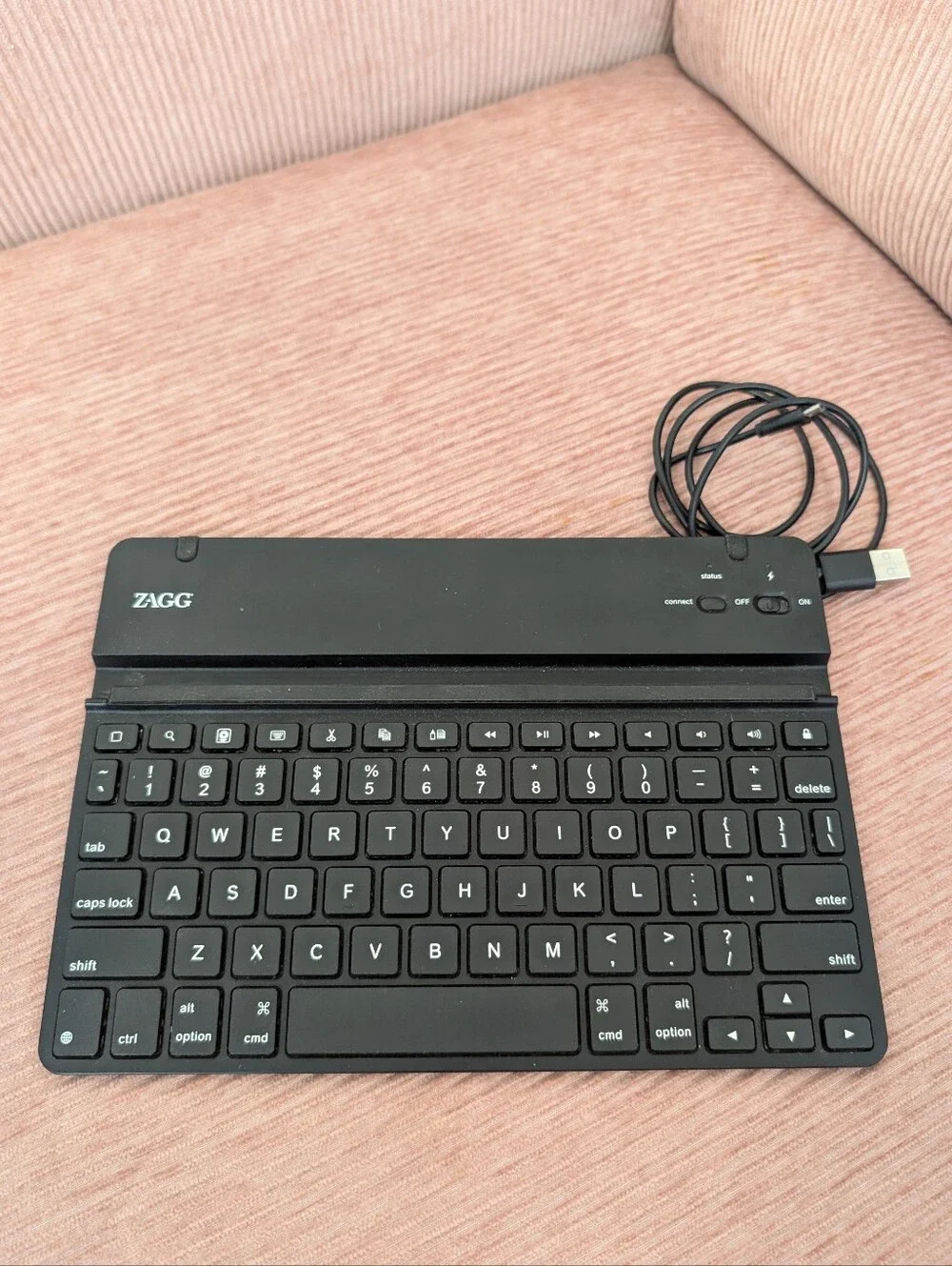 ZAGG Ultra-Slim Wireless Bluetooth Keyboard for iPad & Mobile Devices
